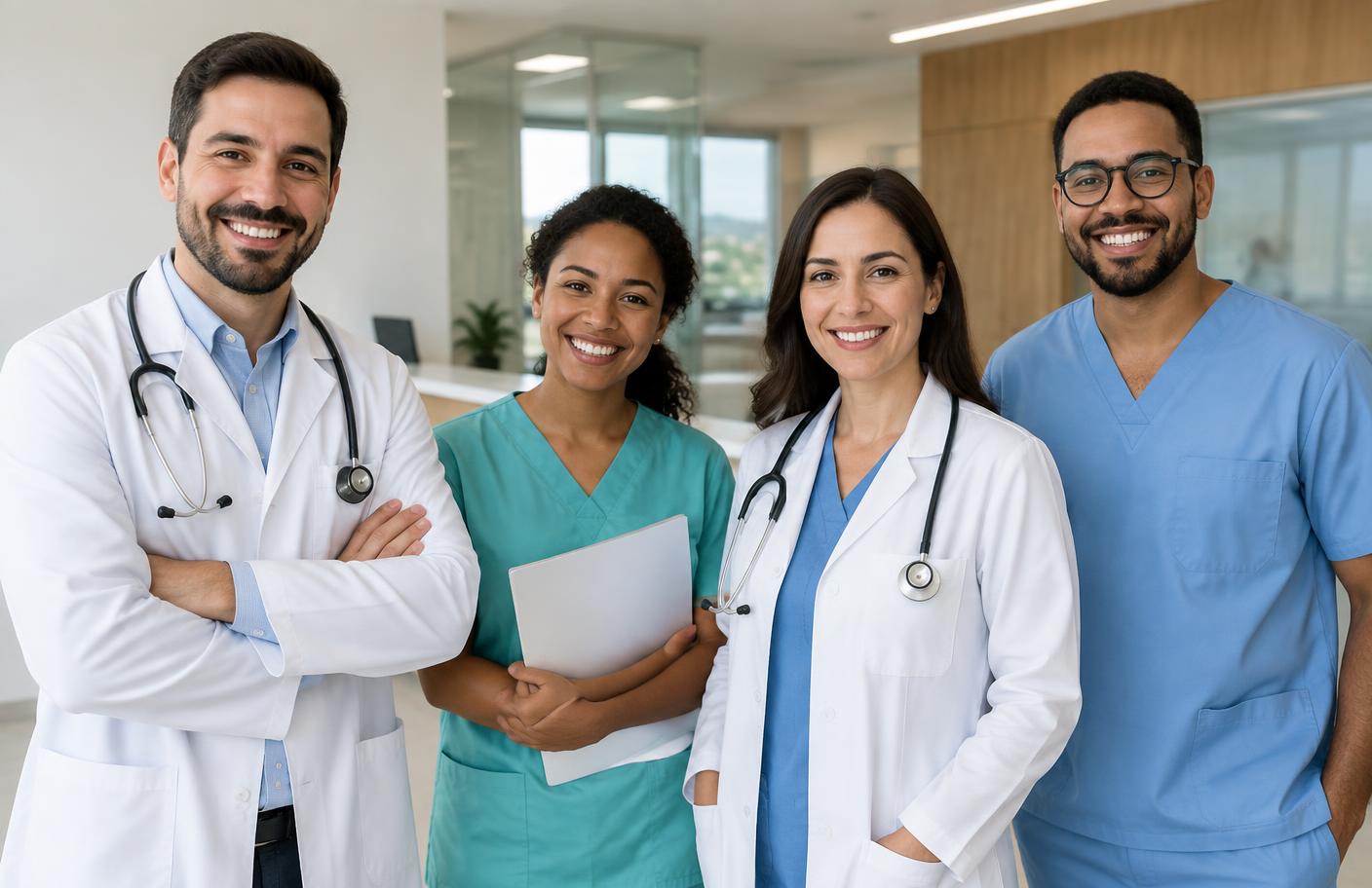 Equipe multidisciplinar da PMC Saúde